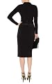 Black Wool Pencil Skirt
