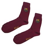 F.C. Barcelona Mens Claret Socks - Size 7-9