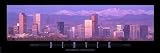 Denver-Skyline at Dusk - Jerry Driendl Art Print Poster 36 x 12