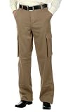 Mens Cotton Pants w/Cargo Pockets