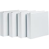 Avery Durable View Binder with 2 inch Slant Rings, White, Pack of 4 (17577)