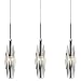 Dainolite Lighting DLSL453-PC 3 Light Crystal Island Light