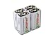 4 Pieces of Tenergy Centura 9V 200mAh Low Self-Discharge NiMH Rechargeable Batteries