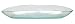  Clear Spanish Recycled Glass Oval Bowl 22\