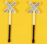 RAILROAD CROSSBUCK SIGNS - JL INNOVATIVE DESIGN HO SCALE MODEL TRAIN ACCESSORIES 846