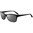 Oakley Confront Women's Polarized Lifestyle Outdoor Sunglasses w/ Free B&F Heart Sticker - Black Tortoise/Grey