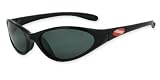 SOS Dominica Scuba Dive Optics Black Polarized Sunglasses - Smoke/Amber/Blue Lens Color
