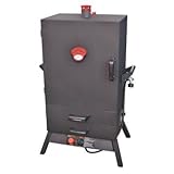 IMAGE OF Smokey Mountain Smoky Mountain Premium 38 in. Vertical LP Gas Smoker with Two External Drawers Wide