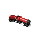 Red Engine wtih Tender