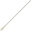 18Ct Gold Diamond-cut Snake Chain 18 inch