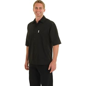 Chef Works CSCV-BLK Cool Vent Cook Shirts, Black, 4X-Large by Chef Works