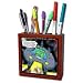 Londons Times Funny Aliens Cartoons - Telemarketing Aliens - Tile Pen Holders-5 inch tile pen holder