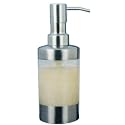 Seifenspender, Dispenser aus Edelstahl, transparent