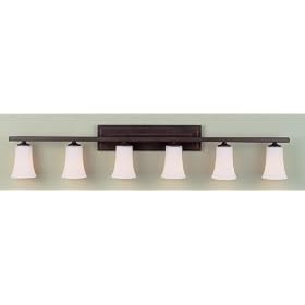 Murray Feiss Boulevard VS8706-ORB Large Reversible 6-LT 600w (9H x 48W) Vanity Lighting in... by Murray Feiss