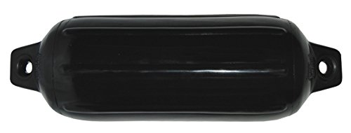 Taylor Made Products 952622  Super Gard Inflatable Vinyl Boat Fender, 6.5 x 22 inch, Black
