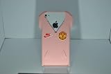 Nike Manchester United Fc Jersey Plastic Soft Cover for Iphone 4g/4s (At&t Only) Ib008f + Free Screen Protector