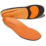 Superfeet Orange Insoles for Men - Size D : Men's Sizes 7.5 to 9 - 1 pair