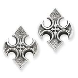 Sterling Silver Gothic Post Earrings