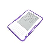 Crystal Skin TPU Glove PURPLE Soft Cover Case for Amazon Kindle 2 E-Book Wireless Reading Device.