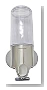 simplehuman Stainless Steel Wall-Mount Pumps, Single Shampoo and Soap Dispenser
