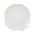 Ciroa Novus Stoneware White 28 cm Dinner Plates, Set of Four