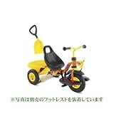 押し棒付 三輪車 プッキー プレミアム オレンジ(組立式)CAT1SL・OR 2341<プッキー社 ドイツ>