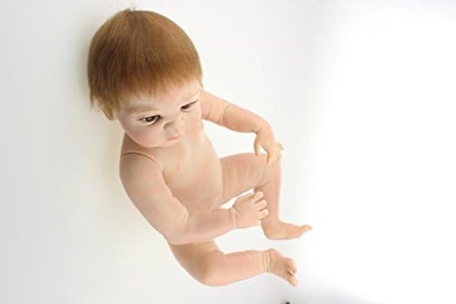 Hbtoys 23" Truly Rare Silicone Vinyl Full Body Naked Reborn Baby Girl Dolls
