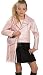 Rubies Kids Biker Girl Costume Pink Harley Davidson Jacket M
