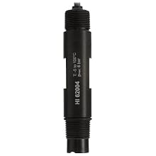 Hanna Instruments HI6100405 Amphel PVDF Flat Tip Amplified pH Electrode with Matching Pin and BNC Connector, 0-13 pH, 5m Cable