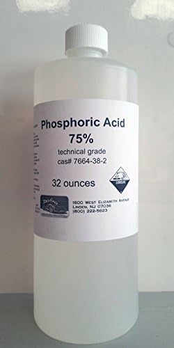 Phosphoric Acid 75% Tech - One Gallon - shipped as 4 quarts