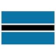 Botswana 3ft x 5ft Nylon Flag