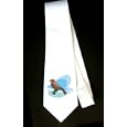 Party Decoration Necktie with wild, life, crossbill, fauna, loxia, curvirostra, birds, genus, bird