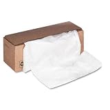 Fellowes Powershred Shredder Bags for Models C – 320/320C/420HS/480HS – 50 Bags & Ties per Carton (Clear)
