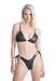 Faux Leather O-Ring Bikini Top