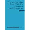 Geschichten zum Philosophieren: (Texte und Materialien f�r den Unterricht)