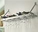 Kitchen & Housewares : Metal Wall Mount Single Wine Rack- Bright Chrome