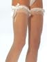 Sheer Ruffle Top Thigh Highs