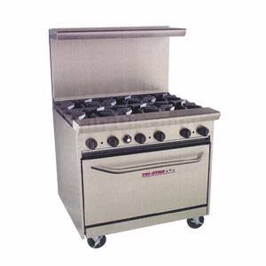 Click To Tri-star 6 Burner Gas Range Details... Tri-star 6 Burner Gas Range