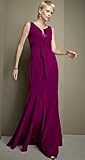 KAY UNGER NEW YORK SILK CREPE GOWN