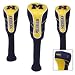 Michigan Wolverines NCAA Nylon Headcovers (Set of 3)
