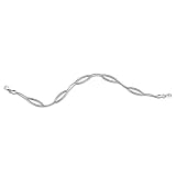 Dainty delight: Sterling Silver Designer Inspired Oval Link Chain Bracelet