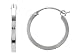 2.00 Grams 18mm Genuine 925 Sterling Silver Hoops LIFETIME WARRANTEE