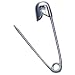 Charles Leonard Inc., Pins, Safety, 1-1/2 Inches, Silver, 1 Gross/Box (83150)