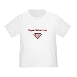 Personalized SuperSebastian Sebastian Superman Hero Baby Infant Toddler Kids Shirt - Birthday and Christmas Collection