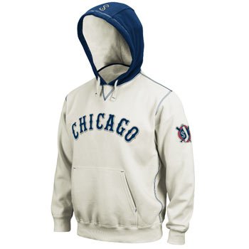 Chicago White Sox Cooperstown Majestic Golden Child Natural Hooded Sweatshirt - XL
