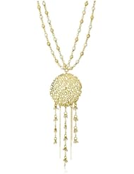 Devon Leigh "Power of Pearls" Freshwater Pearl 18k Gold Dipped Pendant Necklace