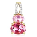 9K Yellow Gold 0.993ct Tourmaline Pendant