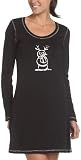 HUE Women's Foil Snowman Sleepshirt
