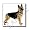German Shepherd - 8 Inch Ceramic Tile