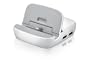 Samsung Original Multimedia Dockingstation (HDMI, Line-Out, Ladekabel, microUSB) EDD-S20EWEGSTD (kompatibel mit Galaxy Note 2 / Note 2 LTE) in wei�